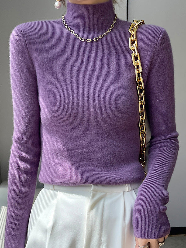 Adriana Soft Knit Turtleneck Sweater - Elena Harper
