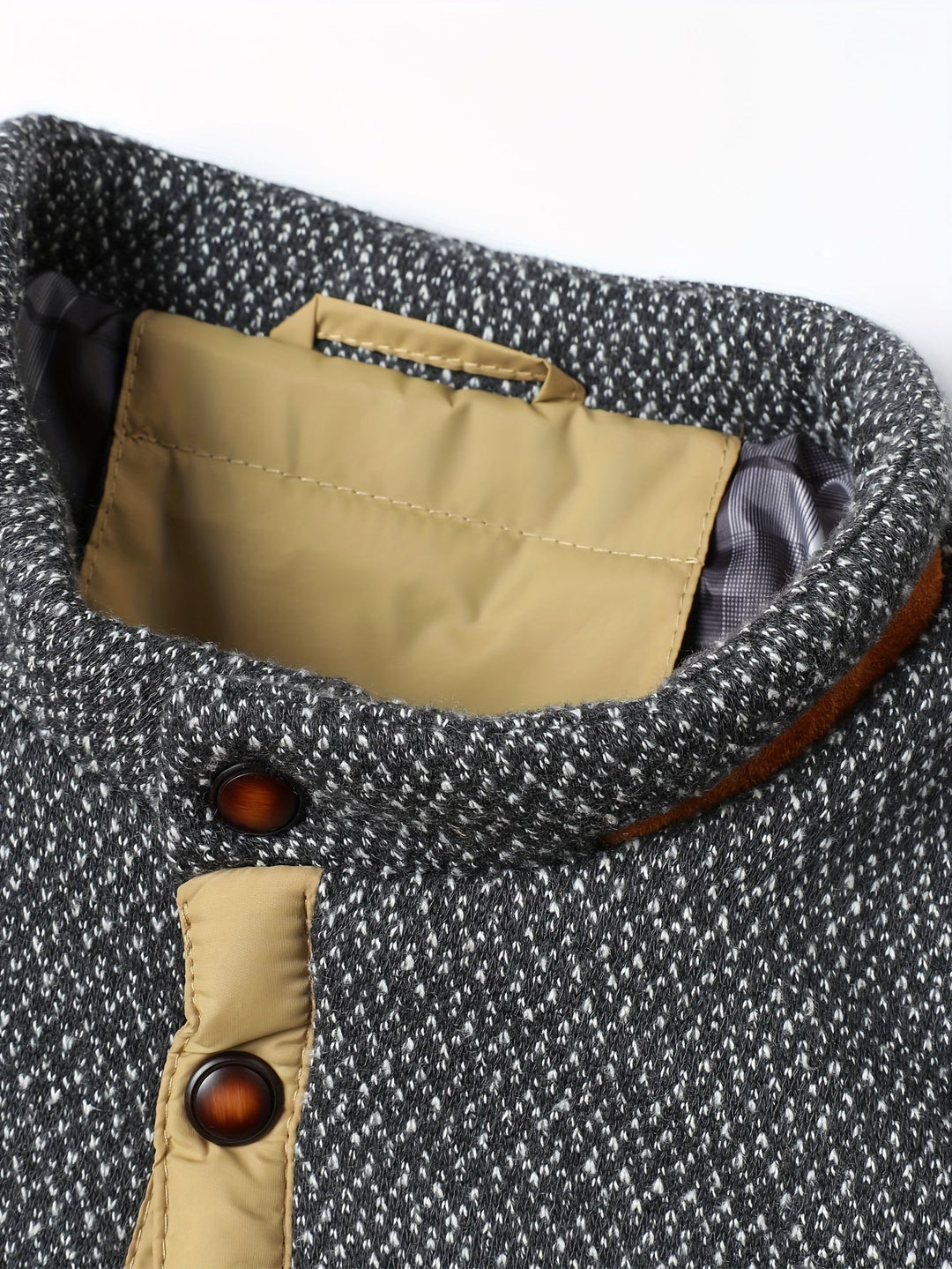Vincent - Elegant Padded Down Jacket with High Collar