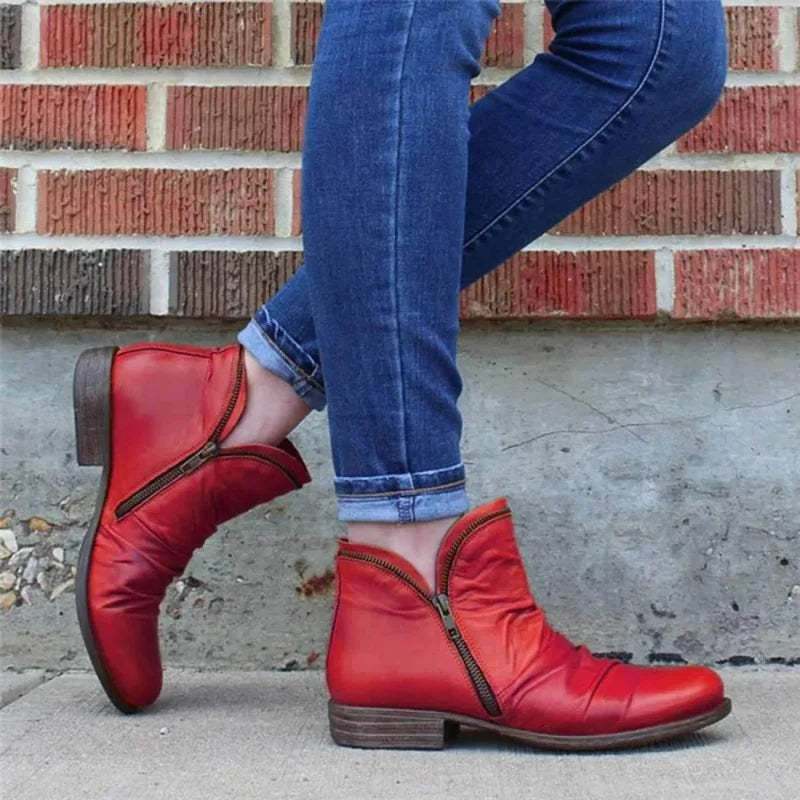 Lianella Orthopedic Ankle Boots with Zipper, view 7 - Elena Harper