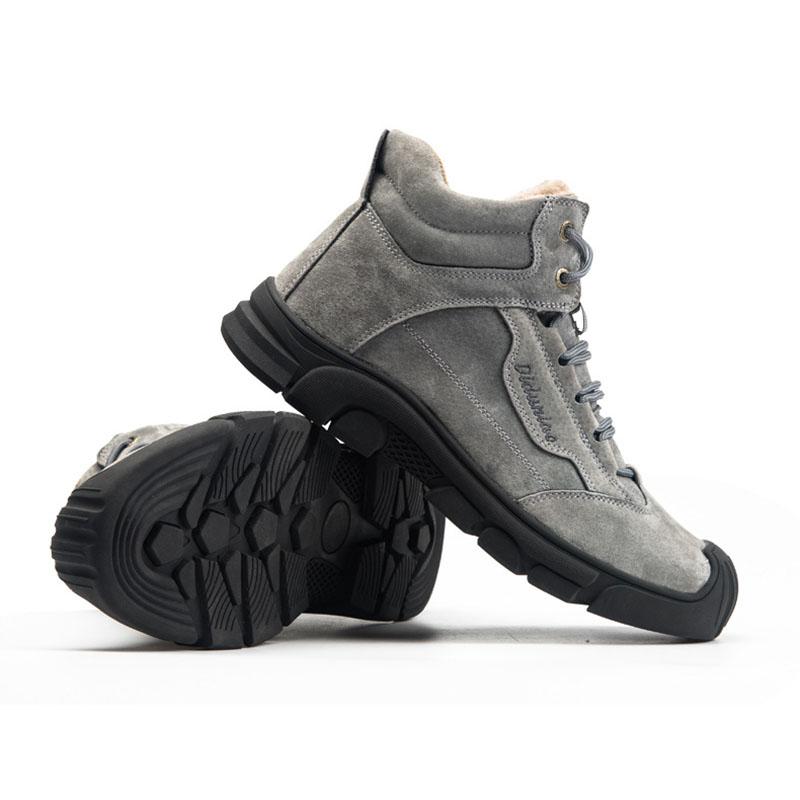 Comfortable and abrasion-resistant safety shoes with velvet for winter EB