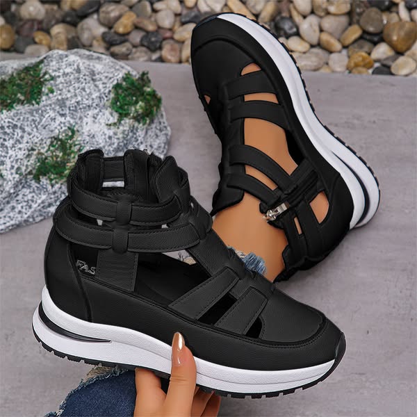 Vina™ | Stylish Cut-Out Platform Sneakers