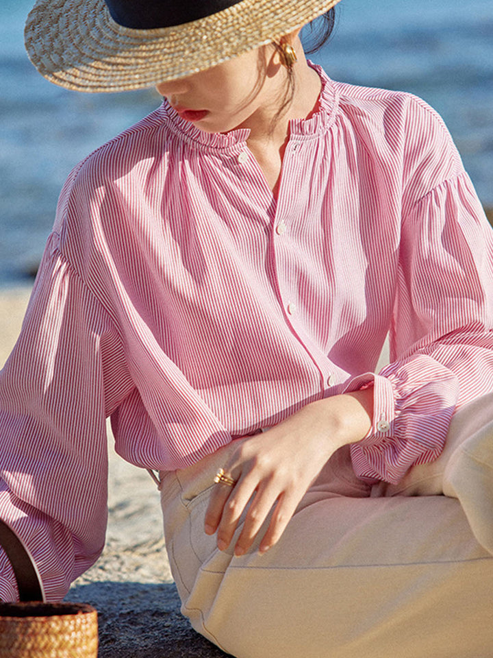 Sophie - Stylish Striped Blouse