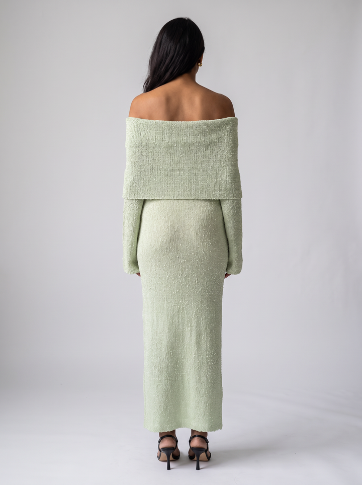 Green Maxi Dress Evening Party