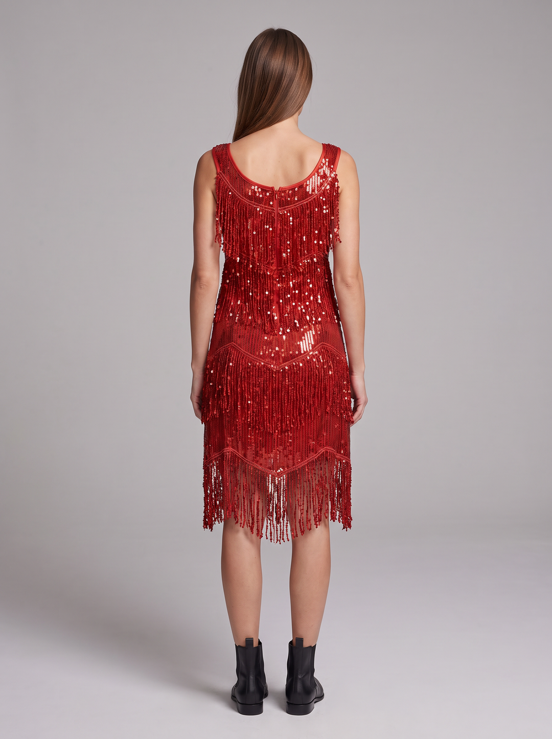 Long Sleeve Sequin Mini Dress Party