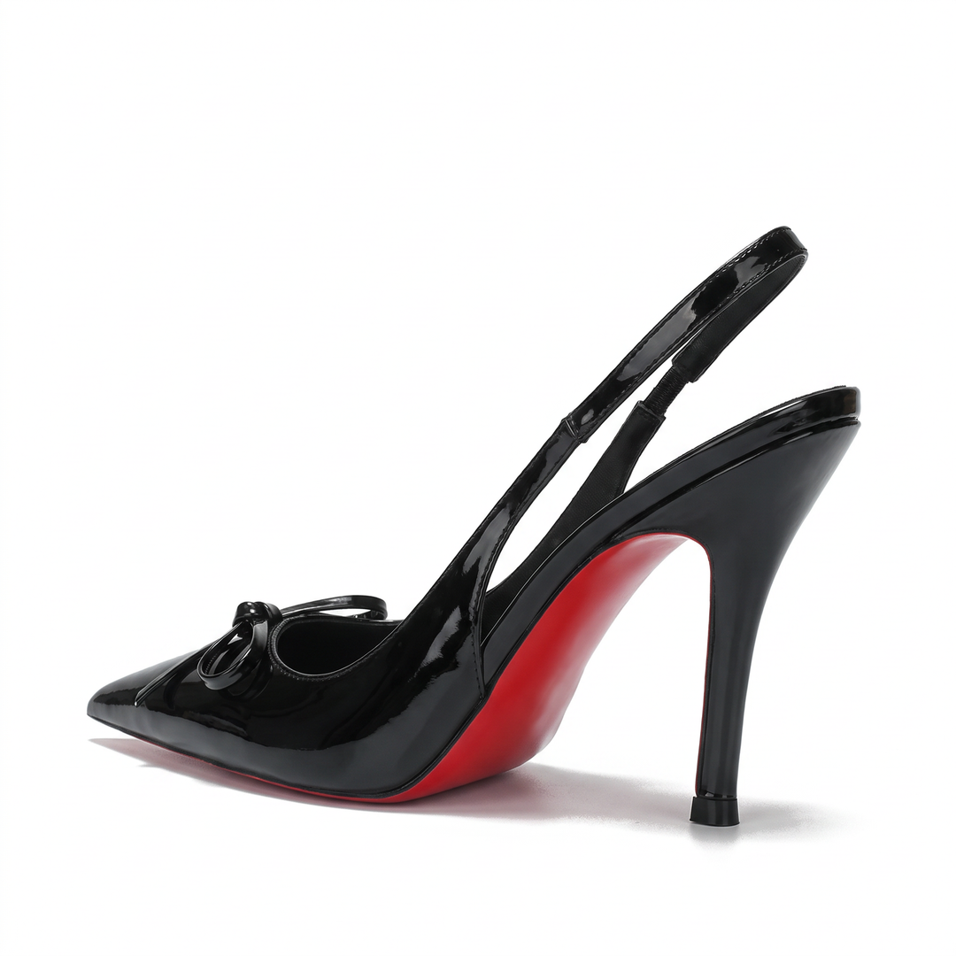 Bow Knot Pointed Toe Stiletto Heels