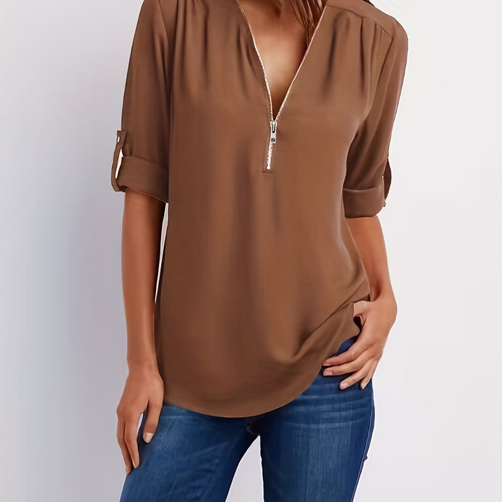 BLouse with Zipper for Women