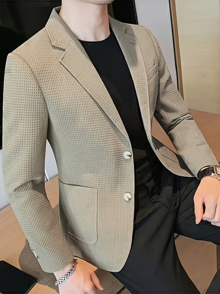 LAURENT MONACO | TEXTURED KNIT JACKET FOR MEN