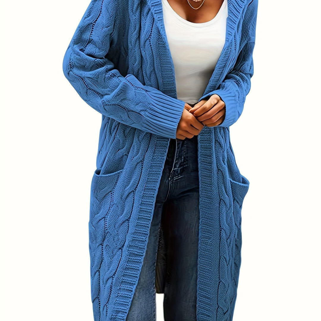 Hélène - Elegant Open Twisted Cardigan