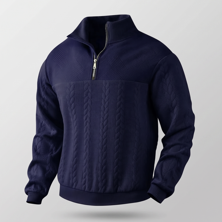 Benjamin | Elegant and Comfortable Men's Zip Sweater