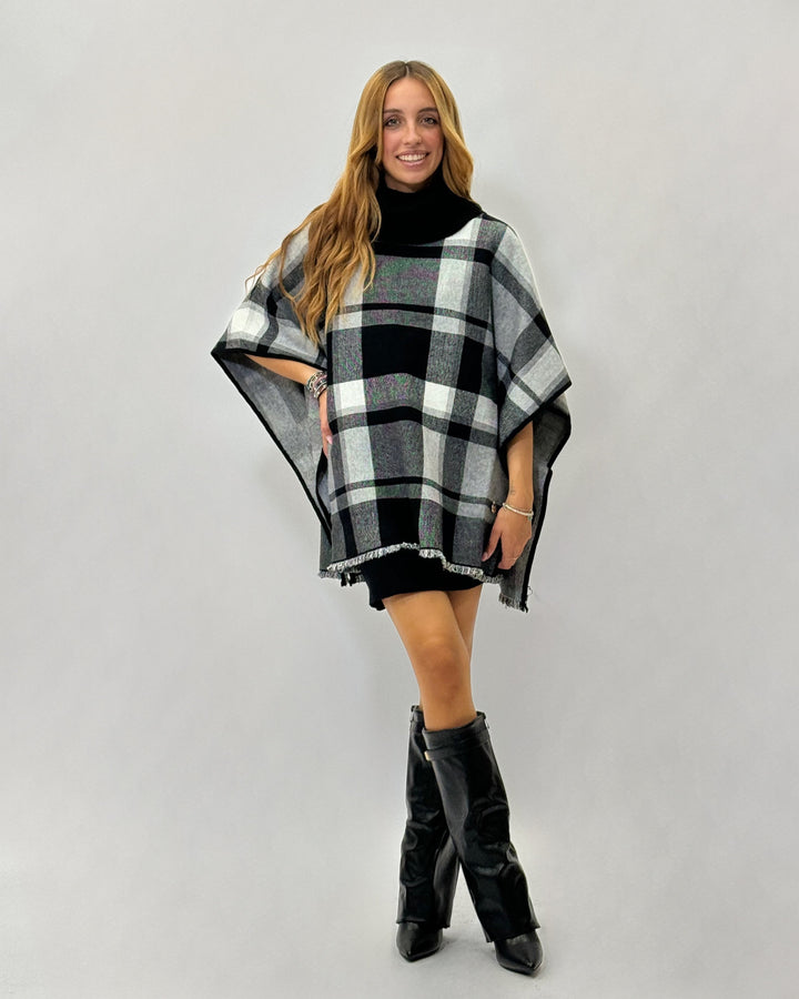 Ulrike™  |  Checked Poncho