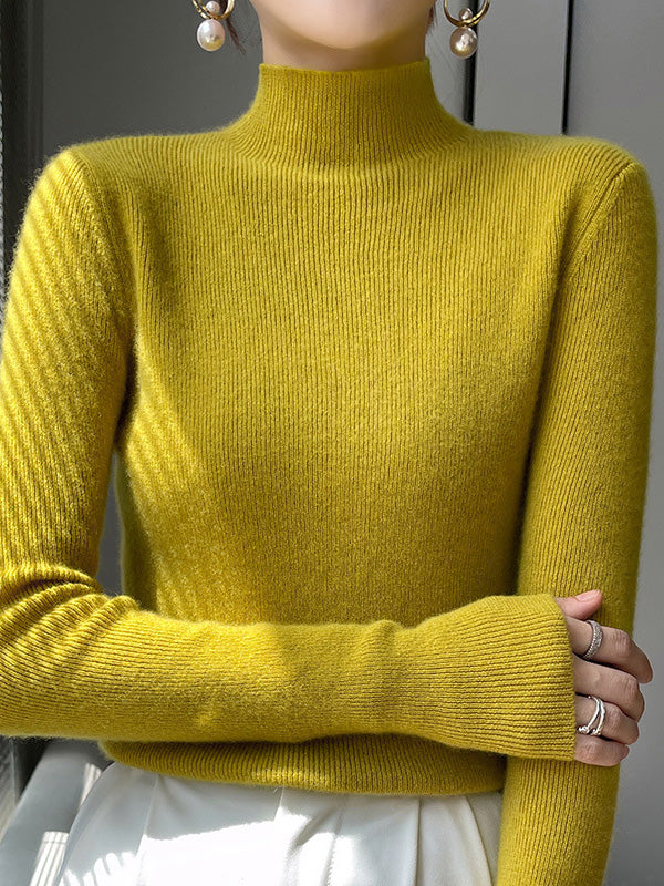 Adriana Soft Knit Turtleneck Sweater - Elena Harper