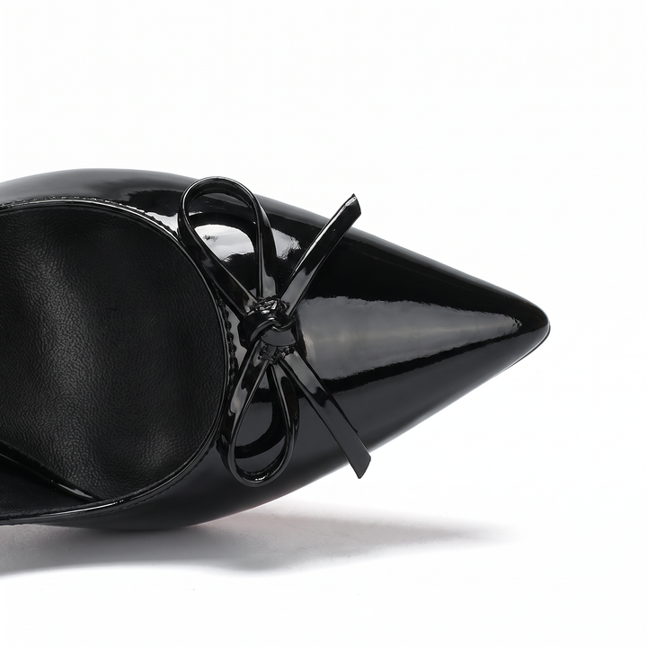 Bow Knot Pointed Toe Stiletto Heels