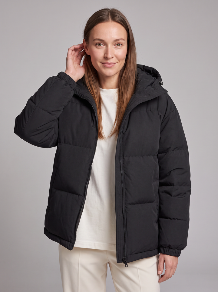 Hooded Puffer Jacket Winter Layering