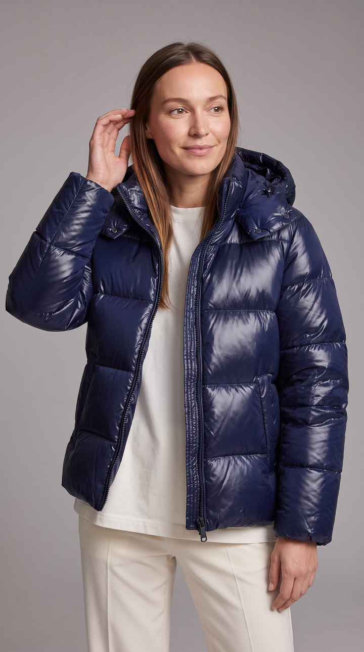 Windproof Hooded Puffer Coat Winter Warmth