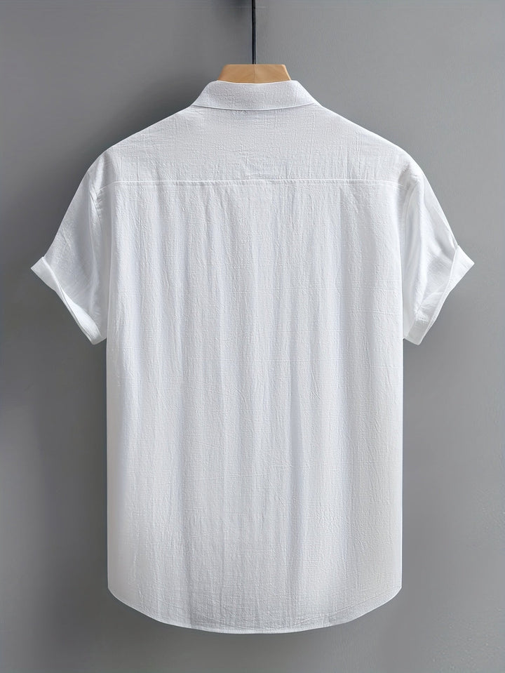 Tejada Casual Cotton Shirt with Pocket, view 10 - Elena Harper