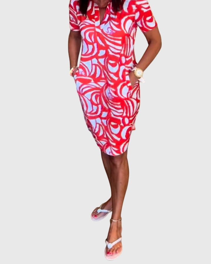 Elle™  |  Flattering Avenue Walk Dress