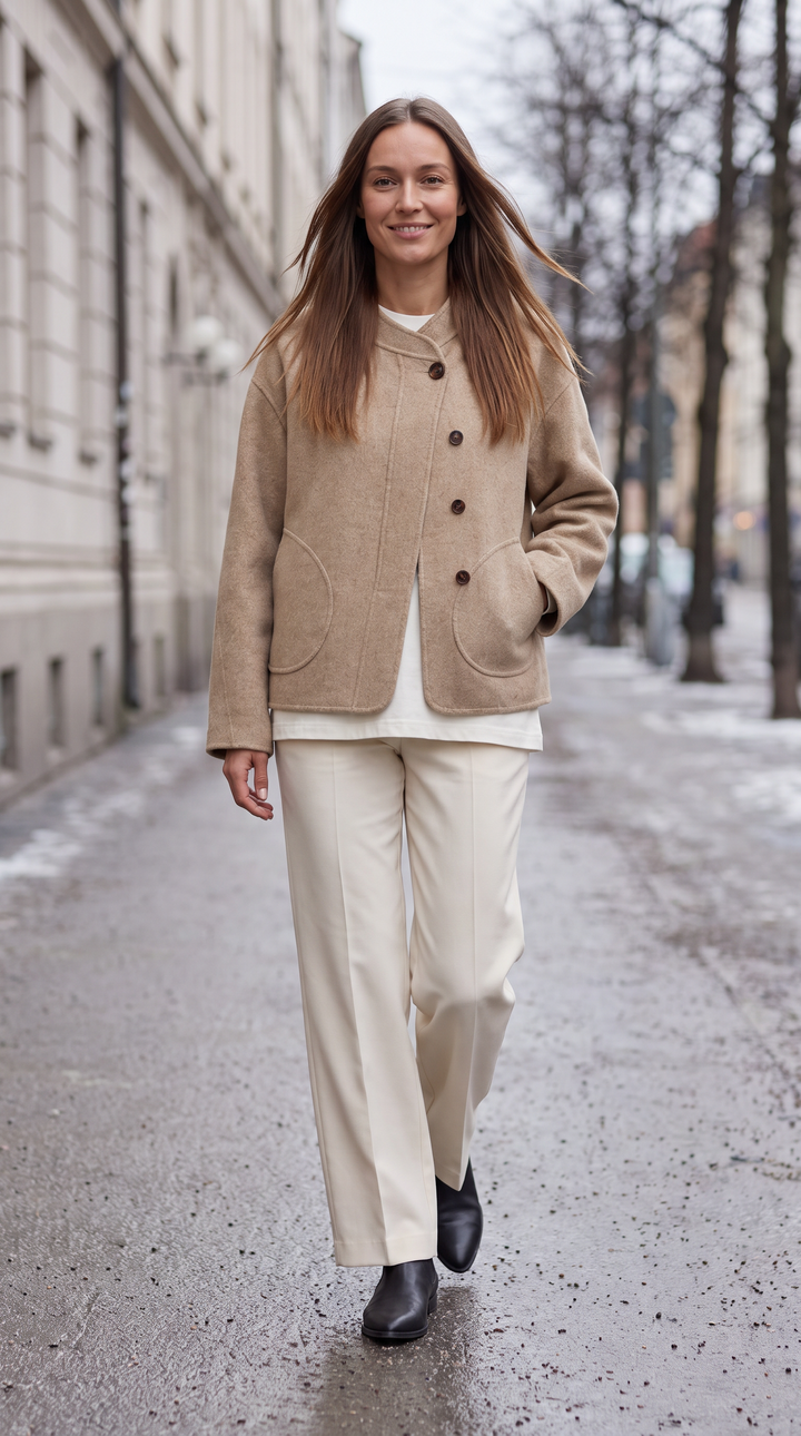 Oversized Longline Coat Autumn Winter