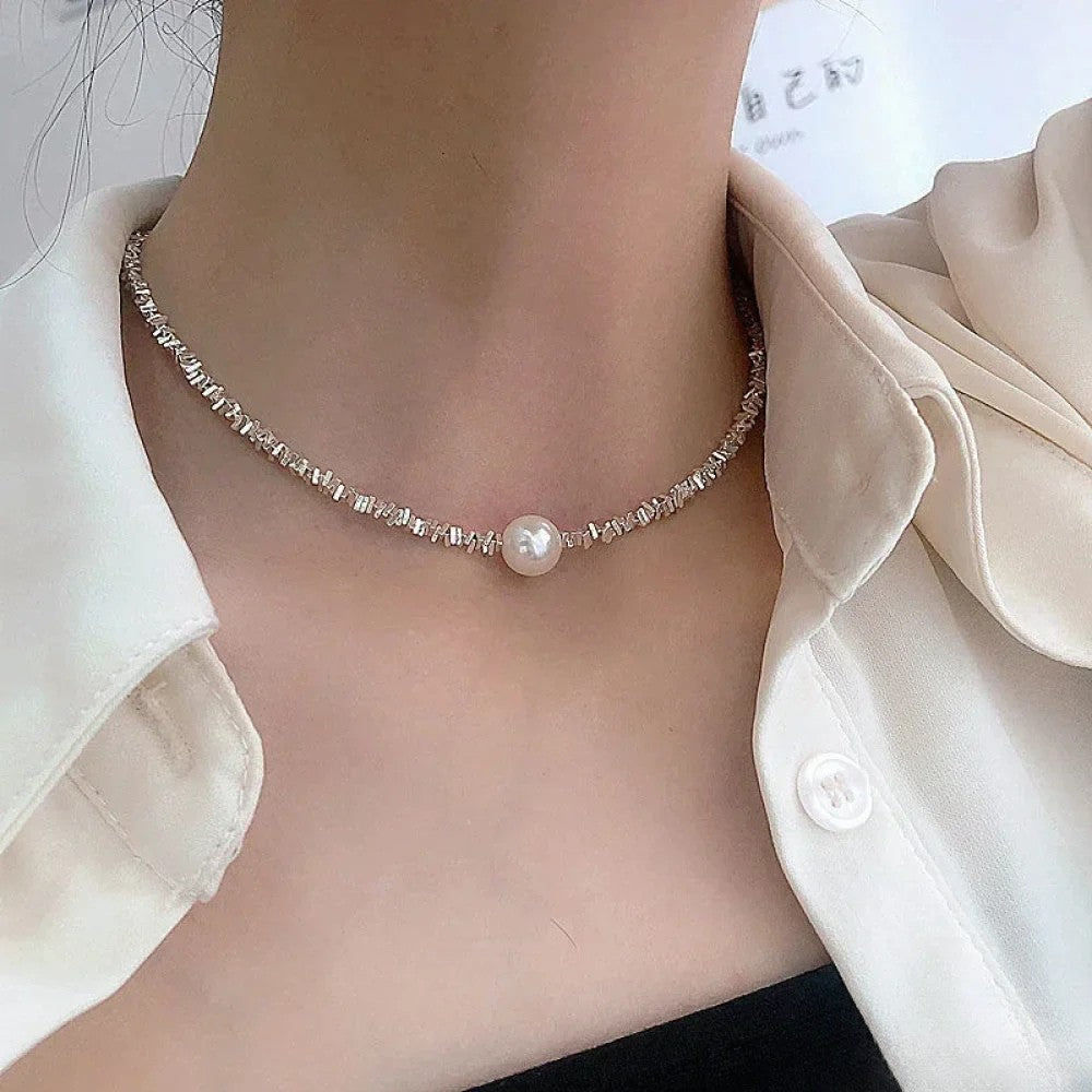 Elmarie™  |  Stylish Pearl Necklace