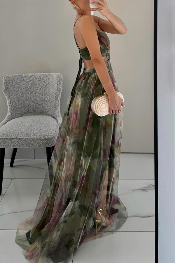 Eléna™  |  Elegant Floral Long Dress