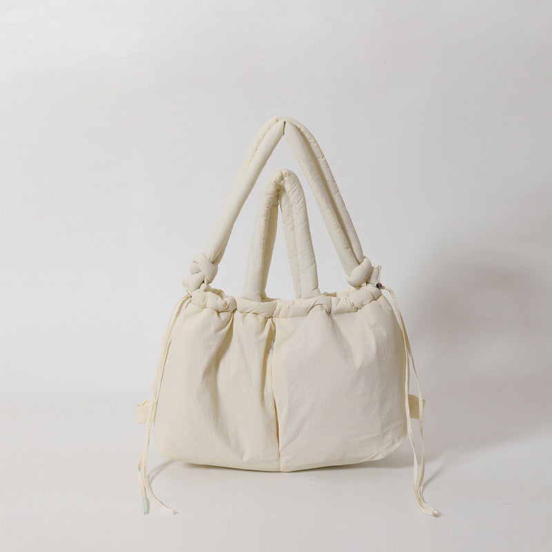 Ladies' Quilted Handbag with Soft Structure and Stylish Look