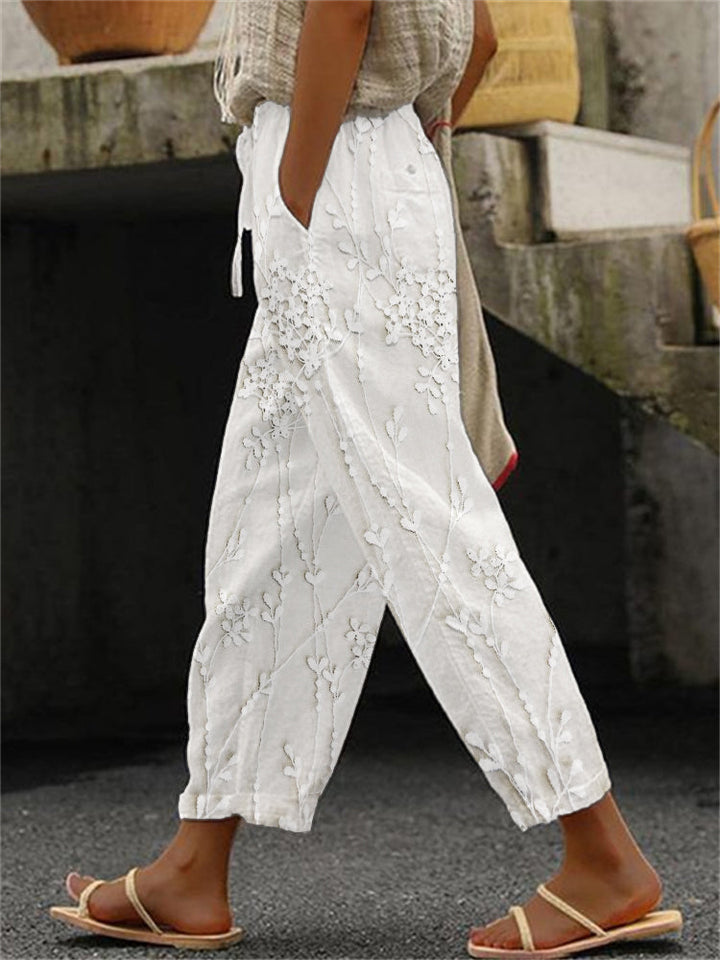 Aviora™ - Trachten Pants with Wine Motif