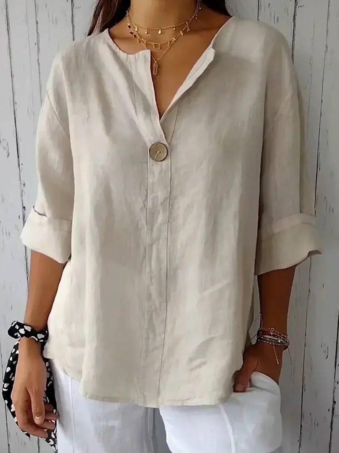 Angela™ | Legere V-Neck Blouse