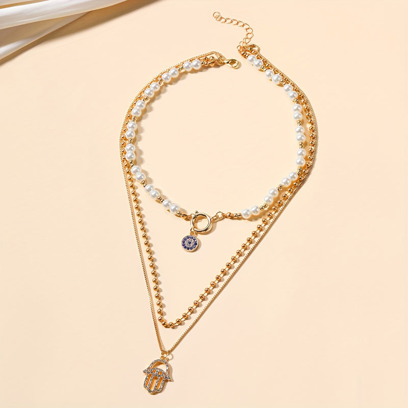 Vintage Bohemian Necklace, view 3 - Elena Harper