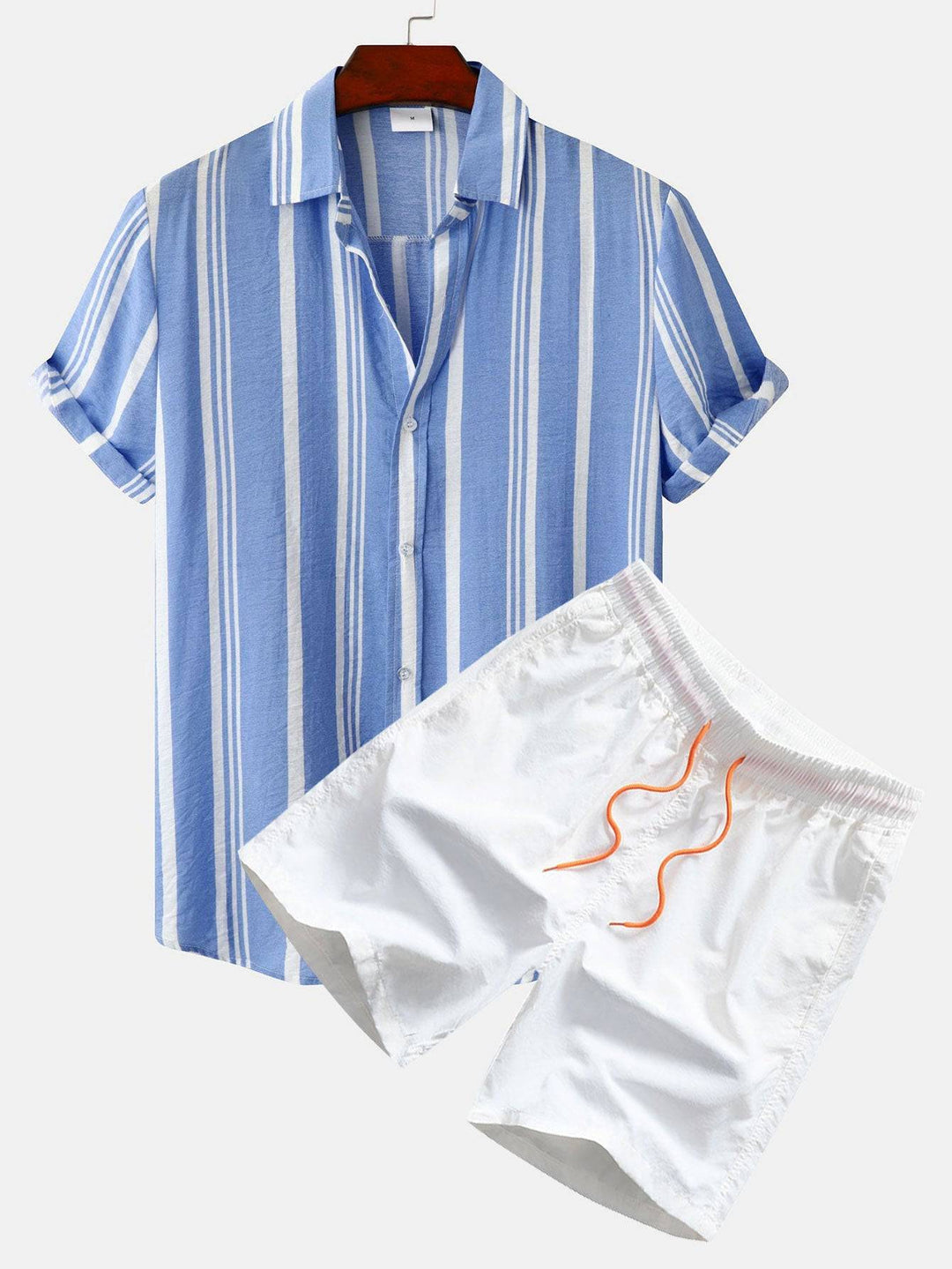 Emma & Rose Manhattan Zach™ short-sleeved swim set, two-piece outfit with colorful swim top and matching bottoms for kids.