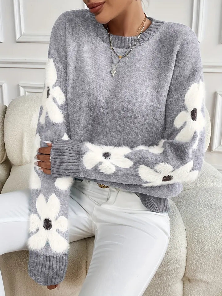 Livia Soft Knit Sweater, view 6 - Elena Harper