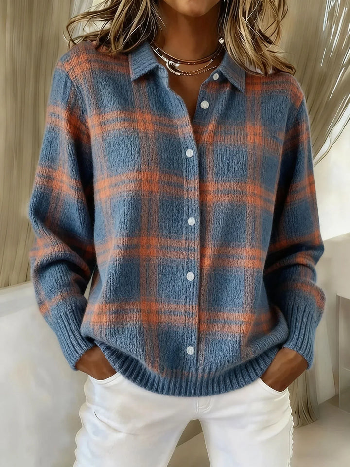 Victoria™  |  Casual Check Retro Sweater