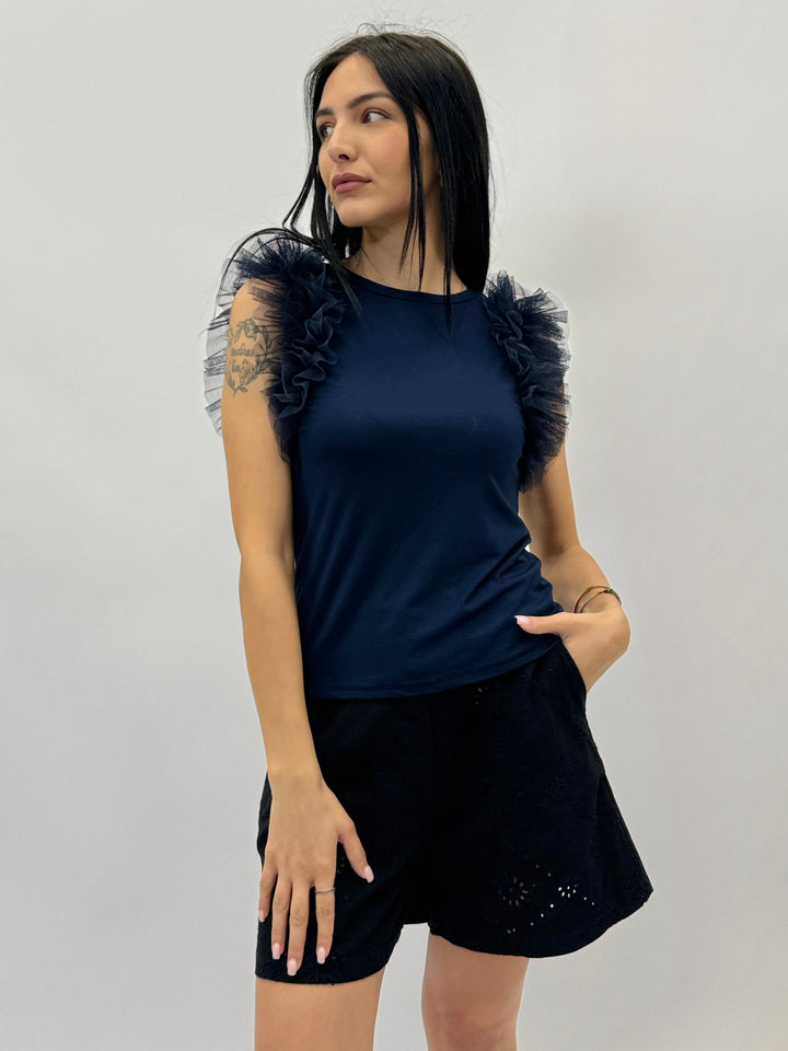 Yael™  |  Top Plain soft luxurious fabrics Sleeves