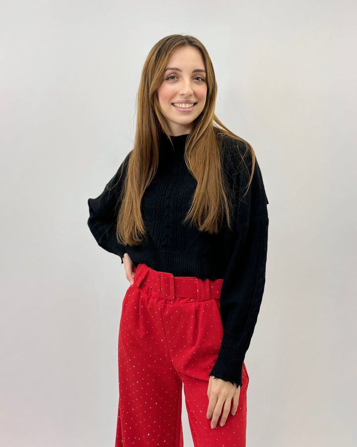 Ulrike™  |  Crop Pullover Rips