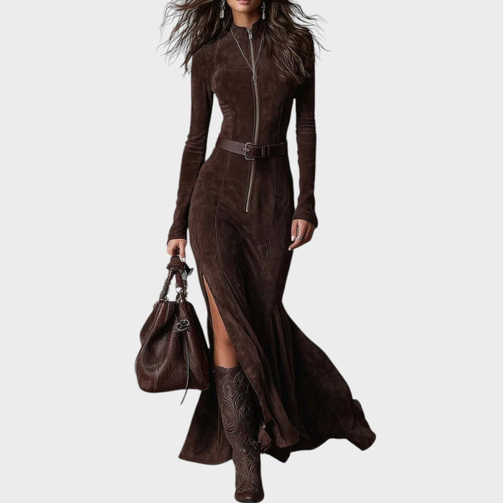 Cayetana™  |  Long Velvety Dress