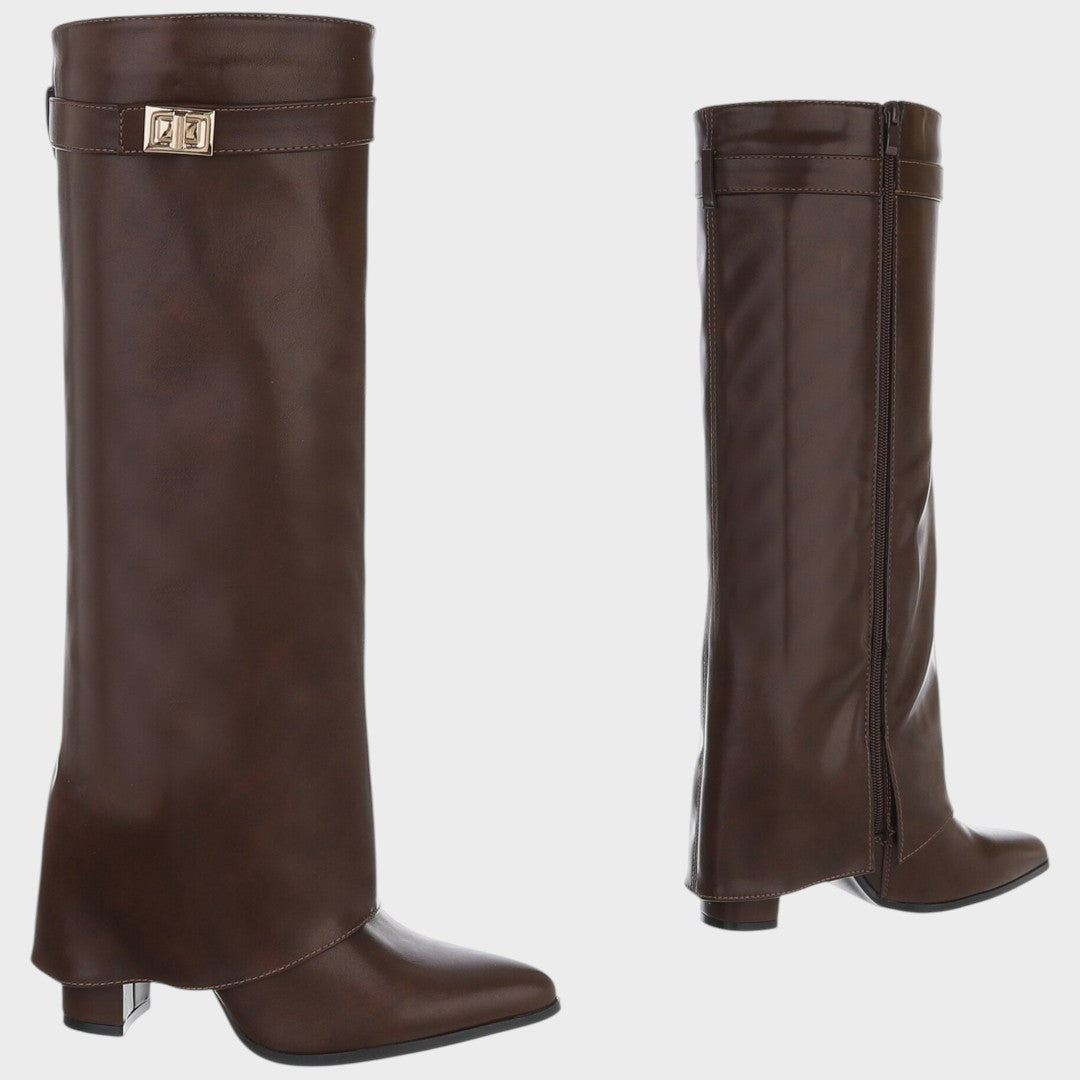Luna™  |  High Pu Leather Boots