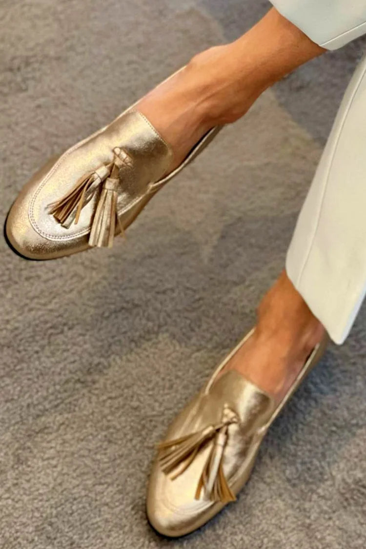Beatrice Metallic Heel, view 2 - Elena Harper