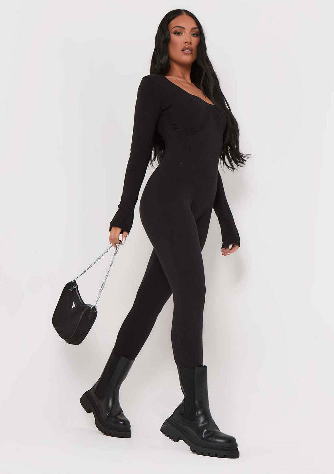 Women's Elegant Long Sleeve Jumpsuit