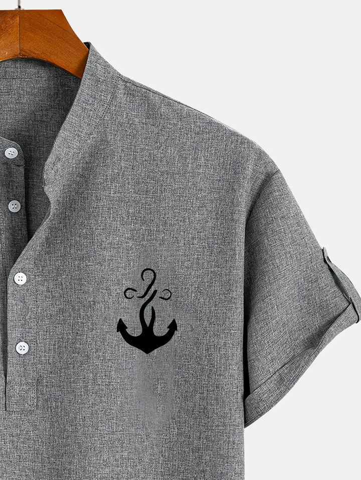LAURENT MONACO | MEN'S HIGH COLLAR SHIRT