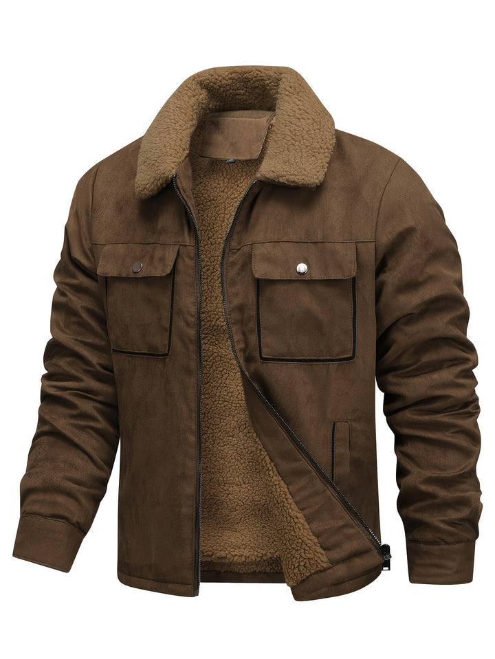 Rhys Fleece-Lined Winter Jacket, view 2 - Elena Harper