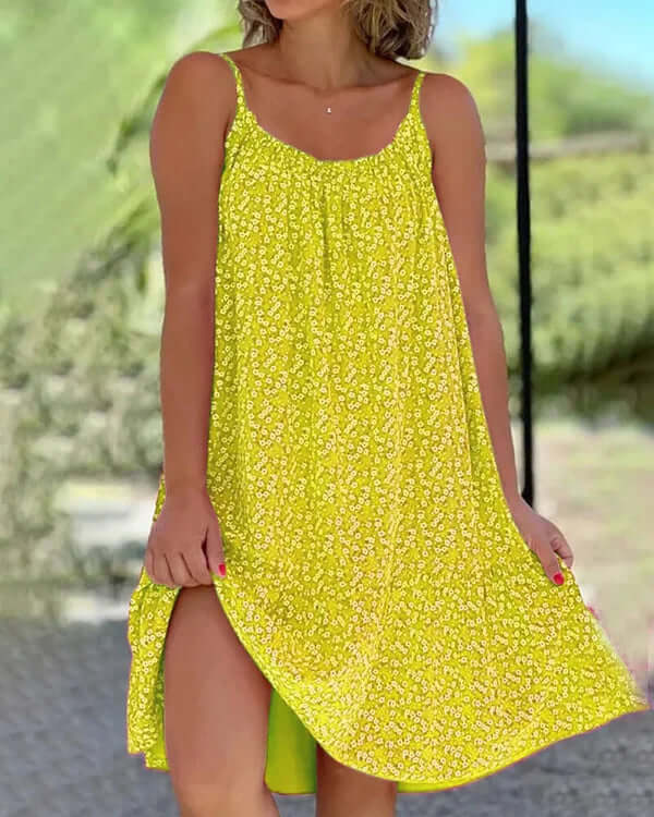 Women's Long Sleeve Summer Dress, view 2 - Elena Harper
