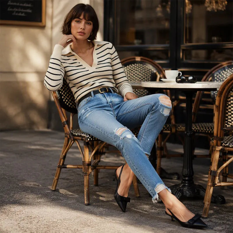 Jade™ | Trendy Ripped Jeans