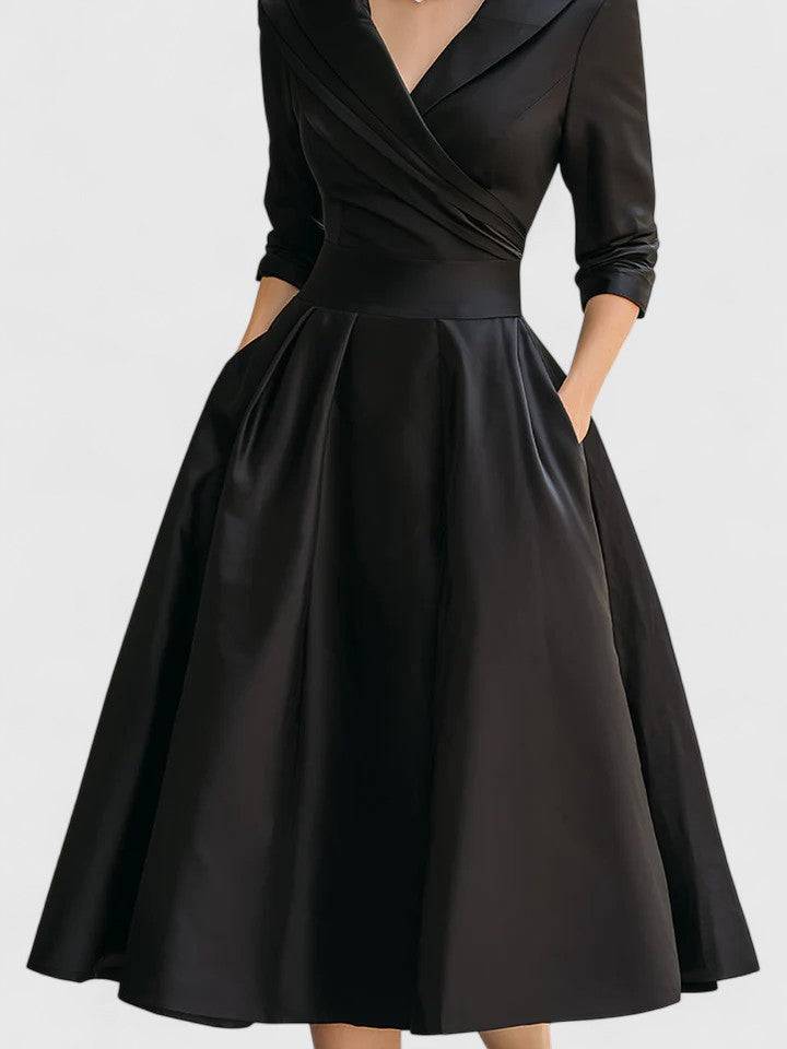 Yan™  |  Elegant Midi Dress