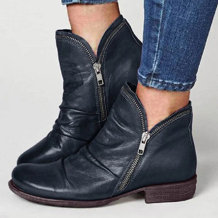 Lianella Orthopedic Ankle Boots with Zipper - Elena Harper