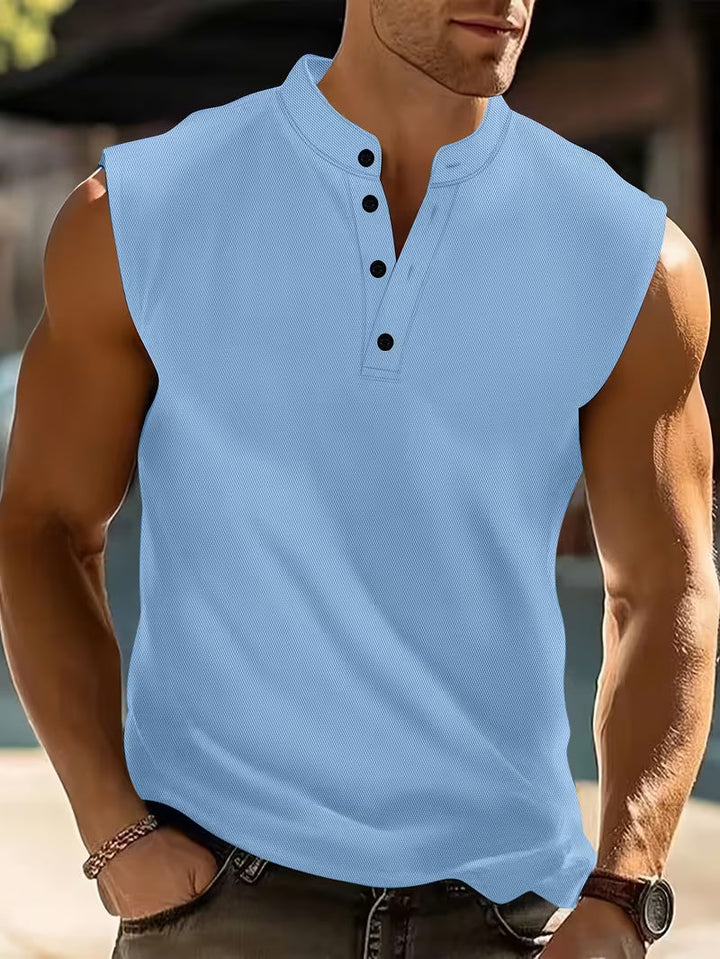 Men's Lightweight Breathable Sleeveless T-Shirt