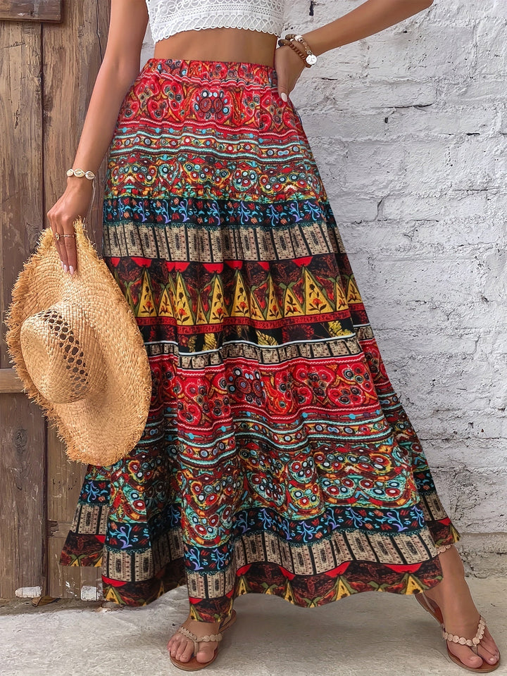 Petra™  |  Bohemian High-waisted Skirt