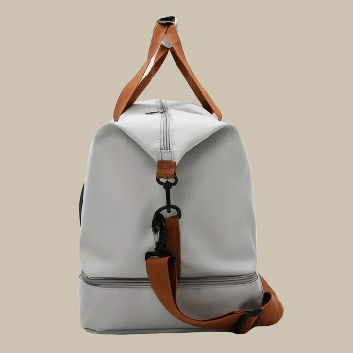 Men's Spacious and Stylish Travel Duffel Bag, view 6 - Elena Harper