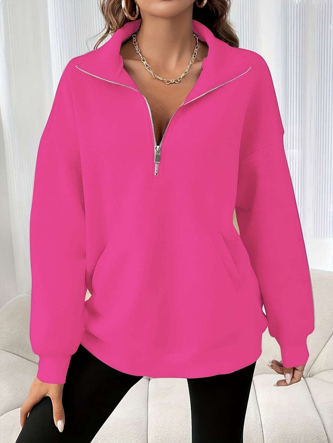 Sabine - Half-Zip Pullover