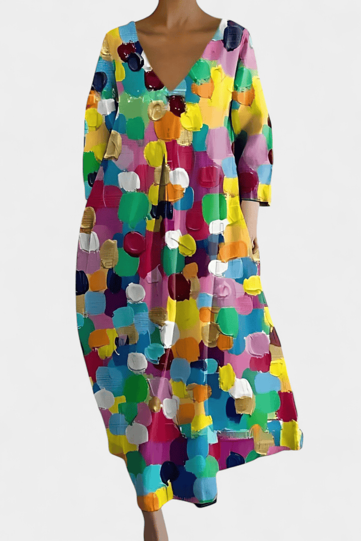 Isalinde™  |  Comfortable V-neck Dress
