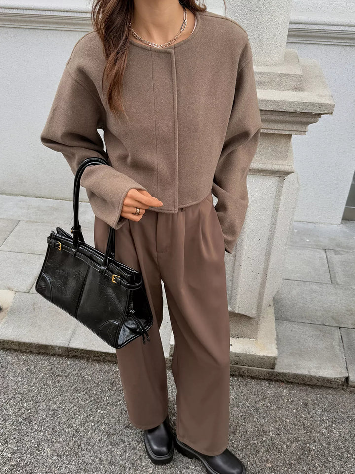 Short Wool Jacket for Women - Sabrina
