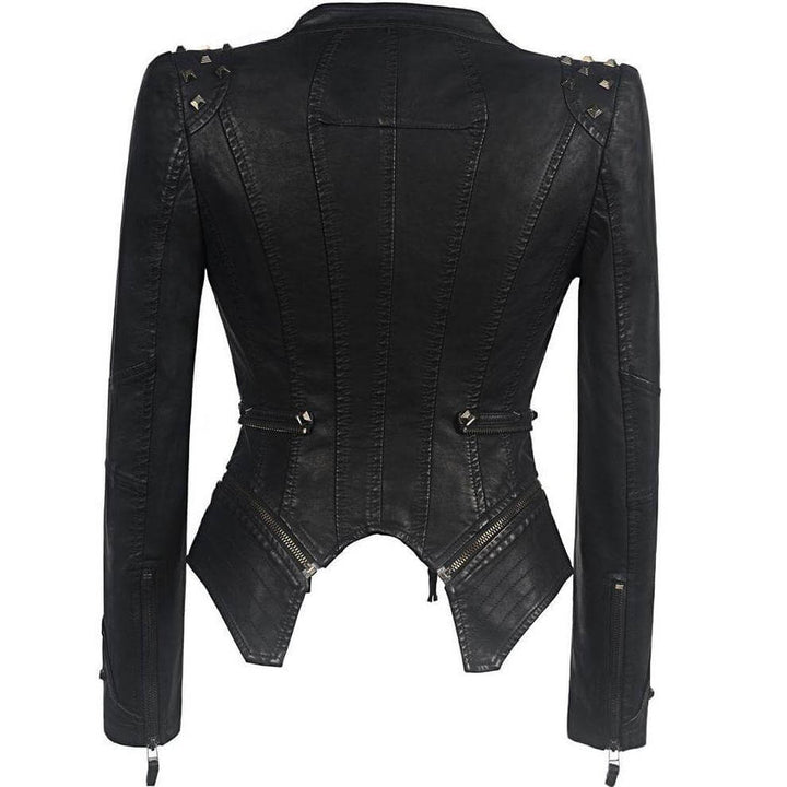 Women's Studded Jacket, view 4 - Elena Harper