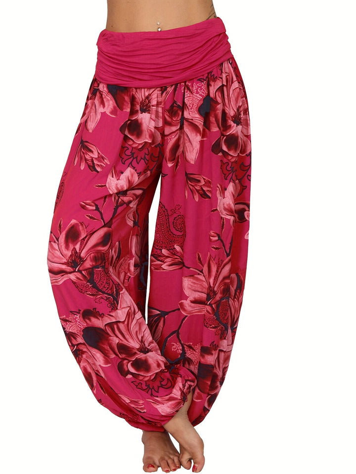 FLOWER PANTS FOR WOMEN